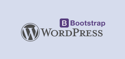 wordpress theme with bootstrap