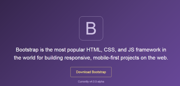 bootstrap 4 alpha