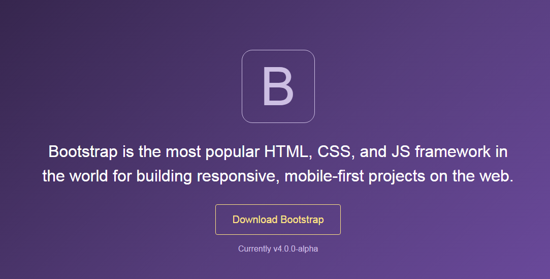 bootstrap 4 alpha