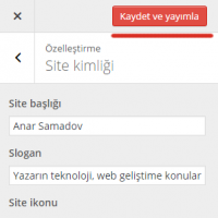 site ikonu belirleme