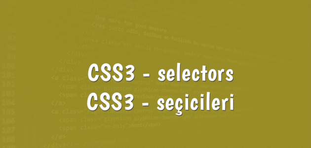 css3-selectors-seciciler