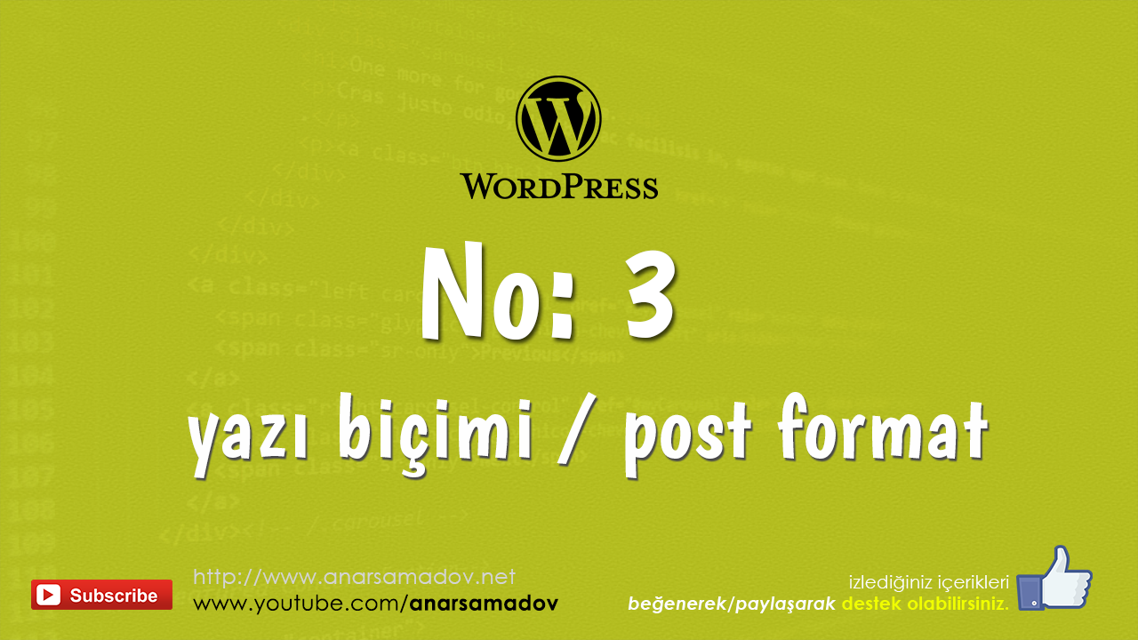 post formats wordpress-3