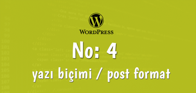 post formats wordpress-4