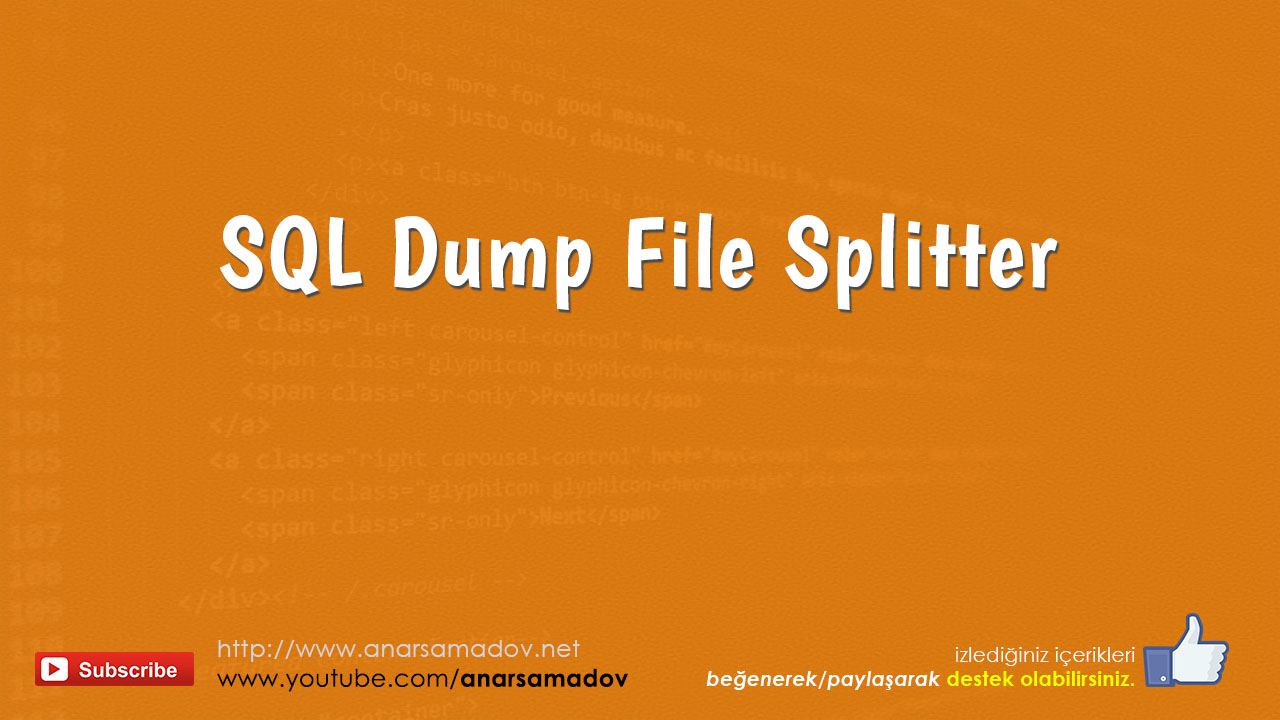 sql dump file splitter cover