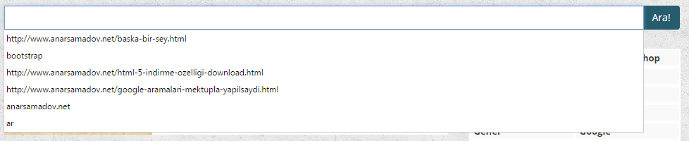 autocomplete attribute