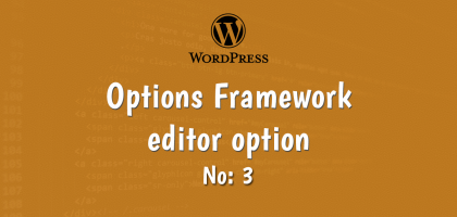 3-wordpress options framework editor