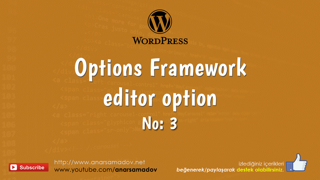 3-wordpress options framework editor