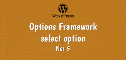 5-wordpress options framework select option