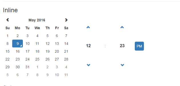 Bootstrap 3 Datepicker