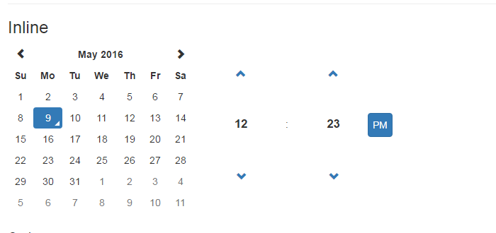 Bootstrap 3 Datepicker