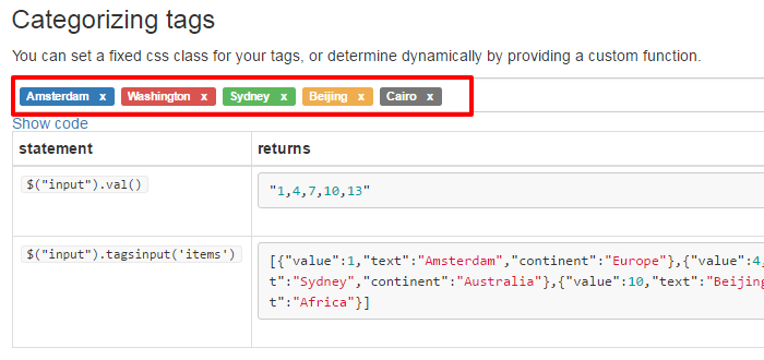 Bootstrap Tags Input