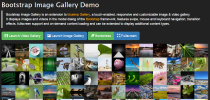 bootstrap-image-gallery-eklentisi