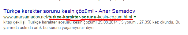 turkce karakter sorunu