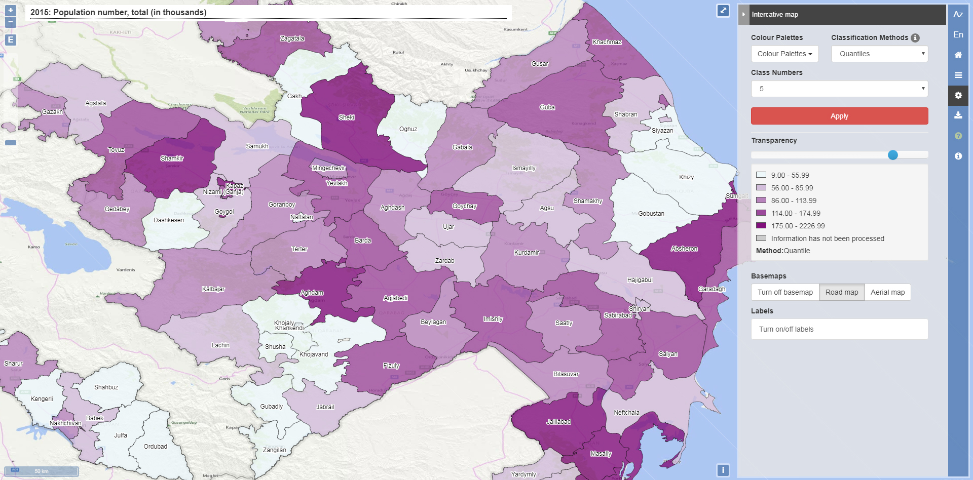 openlayers intercative map